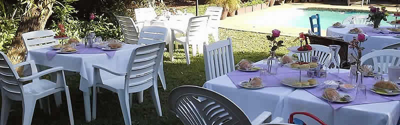 Garden parties at Duck Inn, Richards Bay accommodation